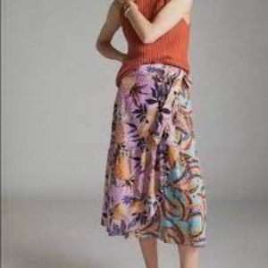 Farm Rio Teodora Wrap Midi Skirt XS (NWOT)